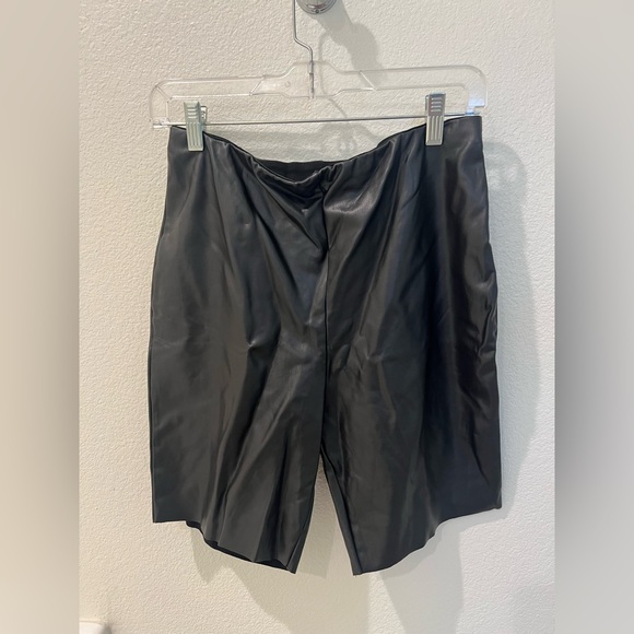 Forever 21 Pants - Forever 21 Black Faux Leather Shorts